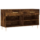 Maison Chic Klop za čevlje - Sedež za čevlje dimljen hrast 102x35x55 cm inženirski les, (21778272) Cene