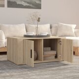  Stolić za kavu boja hrasta 80x50x36 cm konstruirano drvo | Eponuda.ba