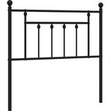  Metalno zamjensko uzglavlje crno 90 cm | shoptok.hr
