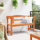  Vanjska klupa Smeđa 119 x 44 x 76 cm Čvrsto borovo drvo | Eponuda.com