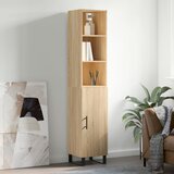  Visoka komoda hrasta sonome 34,5x34x180cm od konstruiranog drva | shoptok.hr