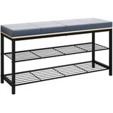 MID.YOU REGAL ZA ČEVLJE črna, medeni hrast | Shoptok.si