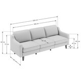 Atelier Del Sofa Trosed Robin Extra 3, 220x84x87cm, Oker | Eponuda.ba
