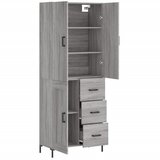  Visoka komoda siva sonome 69,5x34x180 cm od konstruiranog drva | shoptok.hr
