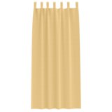vidaXL Zavjese sa zavjesama 2 pcs Bež 260 x 140 cm Poliester | shoptok.hr