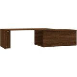  Klubska mizica rjav hrast 150x50x35 cm inženirski les, (20714173) | Shoptok.si