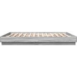  Okvir za krevet boja hrasta 200x200 cm od konstruiranog drva | shoptok.hr