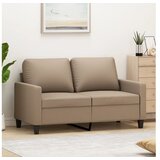 vidaXL Dvosjed od tkanine boja cappuccina 120 cm od umjetne kože cijene