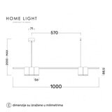  TALIA 90 Visilica 5*GU10 CRNA | Eponuda.com