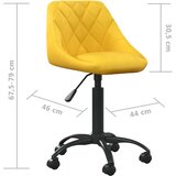 Uredska stolica boja senfa baršunasta | shoptok.hr