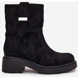 Boto Insulated Women's Ankle Boots Low Heel Black Mirellea | shoptok.hr