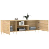 TV ormarić boja hrasta 150x30x50 cm od konstruiranog drva | Eponuda.com
