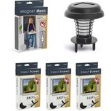 Delight uv paket proti insketom – magnetna mreža za vrata črna 210x100cm + 3x komarnik za okno 150×150cm črn Cene