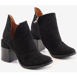 Resti Black women's ankle boots with cut-outs Namibia - Shoes | ePonuda.com