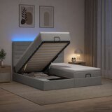  od pjene s madracem i LED-om Svjetlosiva 200 x 200 cm | shoptok.hr