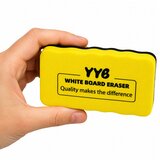  Schaumstoff-Filzschwamm für Whiteboards, gelb, 10,5 cm | Shoptok.si