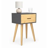 Livetastic MAJHNA NOČNA OMARICA, antracit, medeni hrast | Shoptok.si