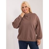 BASIC Feel Good Sweatshirt-RV-BL-6299.11-brown | Shoptok.si