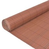 vidaXL Dvostranska vrtna ograja 110x300 cm rjava | Shoptok.si