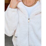 Resti Cream women's imitation fur jacket | Shoptok.si