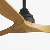 Faro 33718DC- Plafonski ventilator ALO L drvo/crna preč. 152 cm + daljinski upravljač | Eponuda.com
