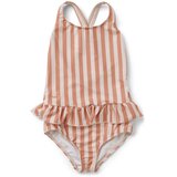 Liewood dječji kupaći kostim amara stripe coral blush/creme de la creme Cijene