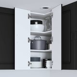 Ploča za perilicu posuđa s pohranom Kalmar Crna 57 x 57 x 80 cm | shoptok.hr