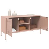 vidaXL TV ormarić ružičasti 100,5 x 39 x 50,5 cm čelični | shoptok.hr