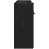  Recepcijski stol crni hrast 200x50x103,5 cm konstruiranog drva | Eponuda.com