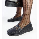 Gemre Black moccasins with a buckle Anisah | Shoptok.si