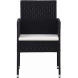  5-dijelni vrtni blagovaonski set crni | shoptok.hr