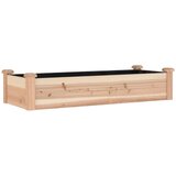  Povišena vrtna gredica s oblogom 120x45x25 cm masivna jelovina | Eponuda.ba