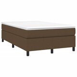  box spring s madracem tamnosmeđi 120 x 190 cm od tkanine | shoptok.hr