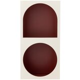 Bloomingville Crvena/bijela zidna polica 30x60 cm Graphia – Bloomingville Crvena/bijela zidna polica 30x60 cm Graphia – Slike