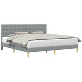  Krevetna konstrukcija Svjetlosiva 200 x 200 cm Tkanina | Eponuda.com