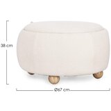 BIZZOTTO Krem tabure od bouclé tkanine Irisha – | shoptok.hr