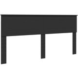  Konstrukcija postelje Črna 200 x 200 cm Konstruiran les, (5000121261) | Shoptok.si