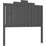 Maison Chic posteljno vzglavje - vzglavna omarica - nočna omarica sivo 106x4x110 cm trdna borovina, (21705709) | Shoptok.si