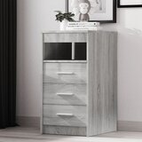 vidaXL Ladičar boja sivog hrasta sonome 40x50x76 cm konstruirano drvo Cijene