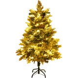  Osvijetljeno božićno drvce sa šiškama zeleno 150 cm PVC i PE | shoptok.hr