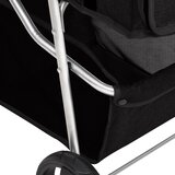  Sklopiva kolica za pse crna 80 x 46 x 98 cm od tkanine oxford | shoptok.hr