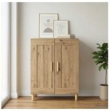 vidaXL Kreveta Hrast artisan 69 5 x 34 x 90 cm Konstruirano drvo - Hrast artisan | shoptok.hr