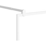Pregrada za tuš 80 x 195 cm sa staklom ESG bijela | shoptok.hr
