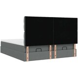 vidaXL Okvir kreveta s madracima tamnosivi 180x200cm tkanine | shoptok.hr