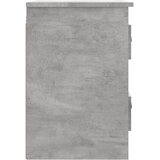  Zidni noćni ormarići 2 kom siva boja betona 41,5x36x53 cm | shoptok.hr