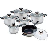 Shumee set jeklenih lonček 12 element. kinghoff KH-1767 rosegold, (21385584) | Shoptok.si