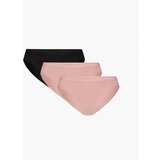 Atlantic Women's Panties 3Pack - black/pink Cene