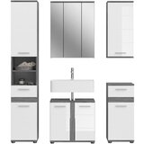 MID.YOU Kopalnica Blake, Bela, Srebrna, 5-Delna | Shoptok.si