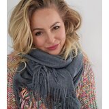 Pri Scarf Thick scarf tassels single color warm soft 200x70 cm | Shoptok.si