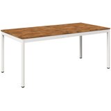  Stol za večeru u vrtu Prirodna i bijela 180 x 88,5 x 75 cm | shoptok.hr